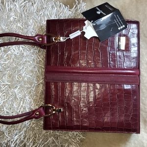 Zamponi Burgundy leather bag